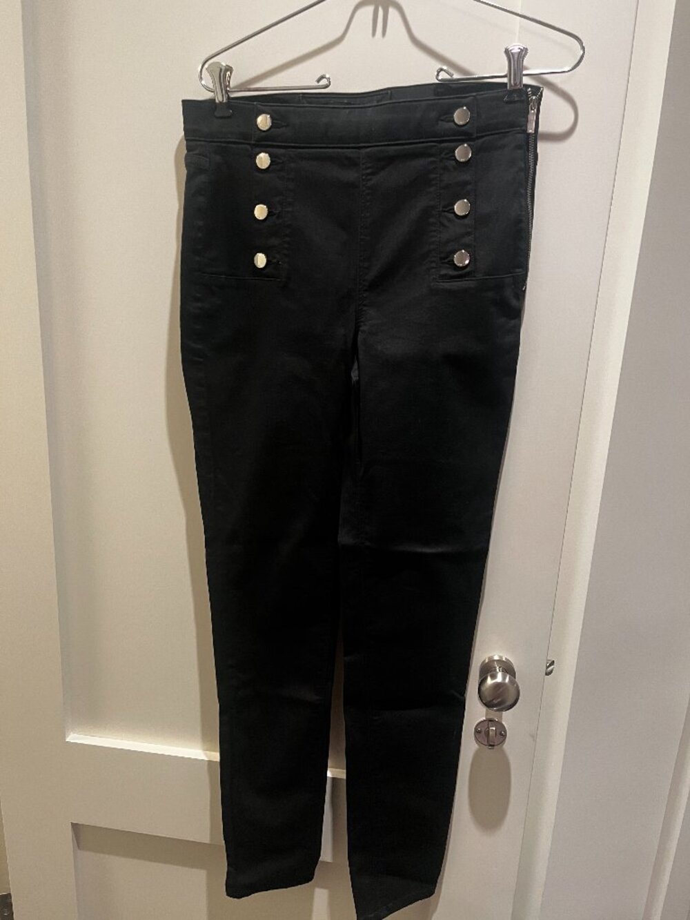Karen Millen Pants With Silver Buttons Size 6
